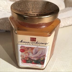 Home interiors Vintage Jar Candle Breast Cancer